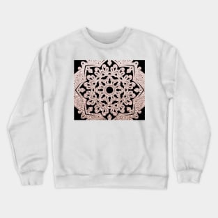 Glam dark rose mandala Crewneck Sweatshirt